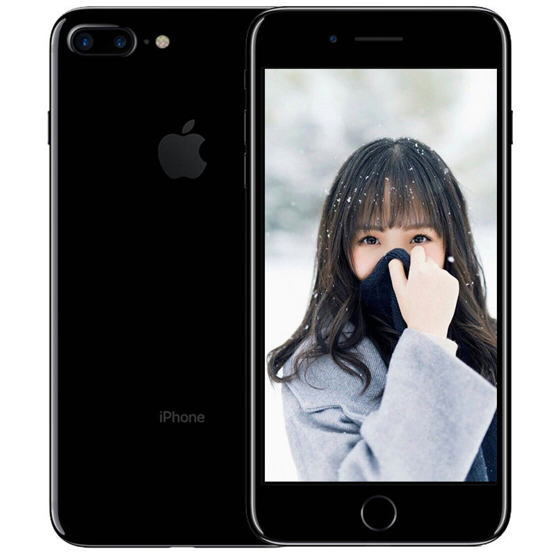 二手9成新苹果appleiphone7plus亮黑色256g苹果7p手机全网通