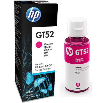 惠普（HP）GT52 品红色原装墨水瓶 M0H55AA（适用DeskJet GT 5810 5820 加墨式一体机）