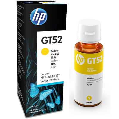 惠普（HP）GT52 黄色原装墨水瓶 M0H56AA（适用DeskJet GT 5810 5820 加墨式一体机）