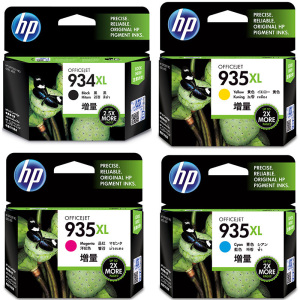 惠普(HP)934XL / 935XL 大容量黑色彩色墨盒套装(适用Officejet Pro 6830 6230) 【934XL+935XL/黑彩套装】