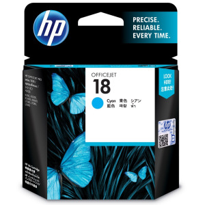 惠普（HP）C4936A 18 黑色墨盒（适用K5300 K5400 K8600 L7380 L7580 L7590） 【18号青色/C4937A】