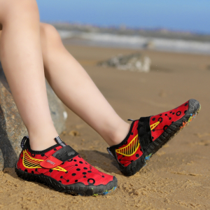 古达儿童沙滩鞋防沙赶海专用礁石鞋速干涉水溯溪户外跳绳攀岩防滑袜鞋
