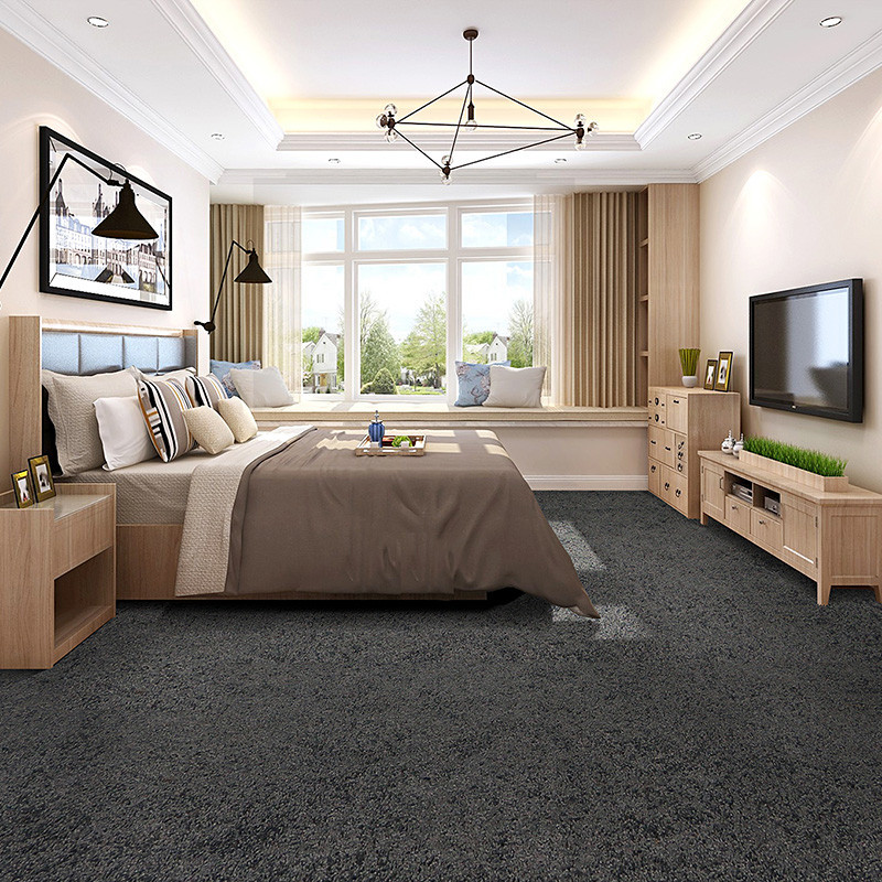 地毯客厅纯色简约现代卧室满铺床边北欧茶几毯房间长方形定制