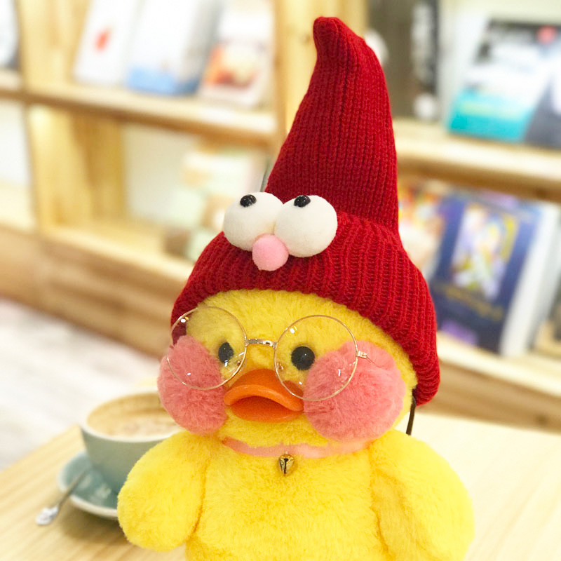 促销网红鸭玻尿酸鸭公仔ins同款玩偶cafemimi公仔小黄鸭娃娃毛绒玩具