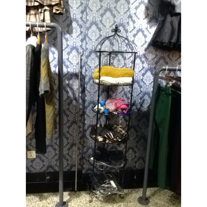 铁艺围巾架丝巾架 服装店衣架中岛架 落地围巾货架展示架衣帽架子