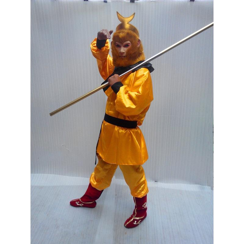 美猴孙悟空面具头套孙悟空服装如意金箍棒西游记服装面具道具