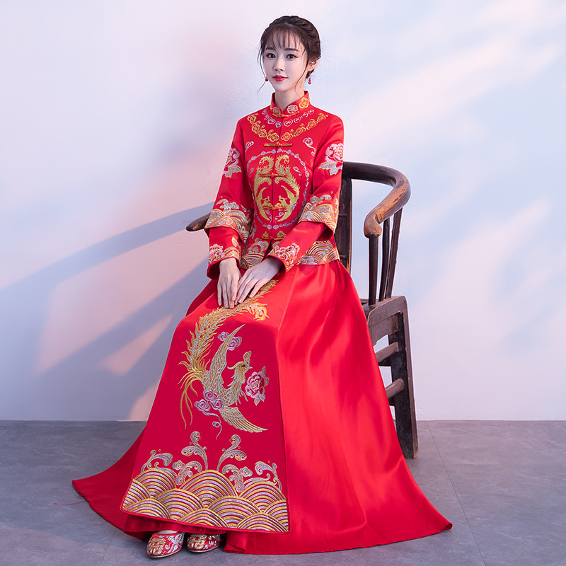 中国旗袍婚纱_中国旗袍