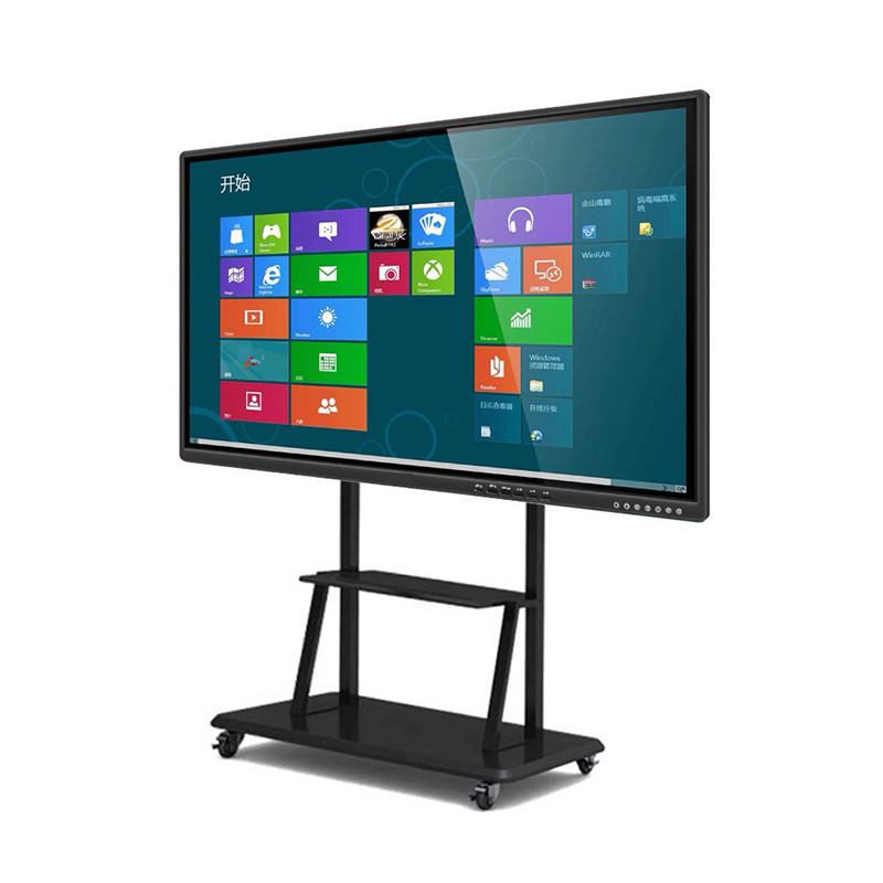 悦华科技 65寸多媒体移动教学会议一体机 触控屏电子白板4k电视智能