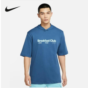 Nike/耐克连帽短袖T恤JORDAN运动休闲针织透气男装DQ7383-493 Z