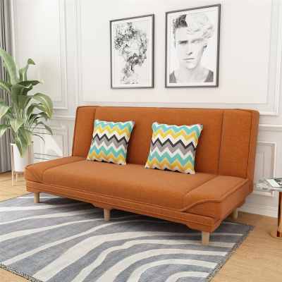 定制古达布艺沙发床可折叠单人两用床小户型多功能客厅小沙发网红沙发