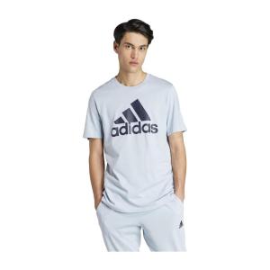 Adidas阿迪达斯Essentials 单面平纹针织大徽标 T 恤圆领运动短袖舒适透气轻质柔顺百搭男款57914363