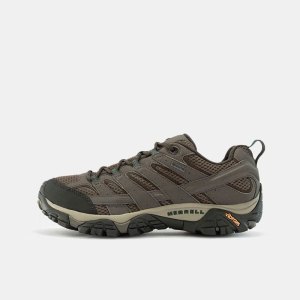 [官方正品]MERRELL迈乐户外徒步鞋男moab GTX低帮系带防滑耐磨抓地登山鞋J599533 黑色-FAST