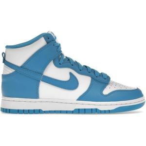 [官方正品]耐克NIKE 舒适耐磨 Dunk High 复古男士时尚百搭运动篮球鞋 镭射蓝/白色 DD1399-400