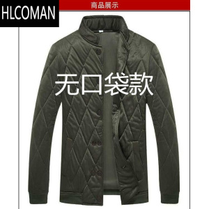 HLCOMAN男工装棉衣棉服外套加厚工作服棉袄内穿小棉袄显瘦贴身短款