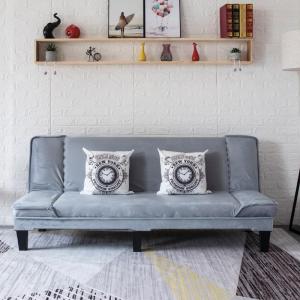 沙发小户型闪电客现代简约可折叠床两用客厅简易单人双人三人位布艺沙发