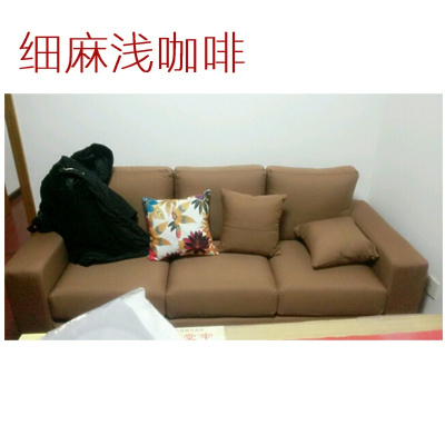 北欧布艺沙发CIAA小户型网红款简约现代双人三人组合懒人沙发单人客厅