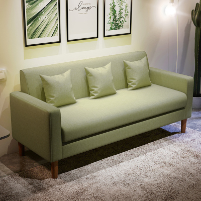 北欧小户型沙发租房客厅现代布艺单双人三人卧室简易服装店小沙发