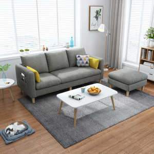 出租房用小沙发小户型简易北欧家用CIAA客厅现代简约小公寓卧室女三人