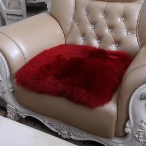 美帮汇欧式羊毛沙发垫羊皮沙发坐垫椅子垫皮毛一体毯长毛绒加厚防滑