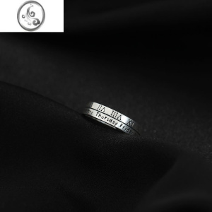 JiMiS925银银戒指女小众设计高级感开口组合轻奢食指戒2023年新款潮