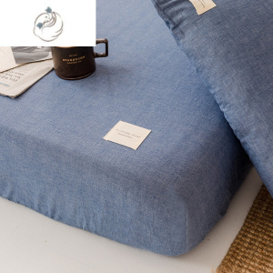 舒适主义水洗棉床笠单件纯色席梦思床垫保护套1.5m1.8米床单床罩