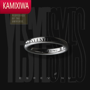 KAMIXIWA「YESYESYES」戒指 S银日常简约质感情侣对戒指环礼物