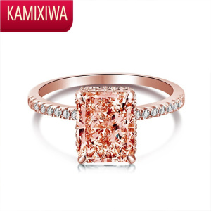 KAMIXIWA银食指玫瑰金戒指女小众设计高级感手饰轻奢时尚个性ins潮酷