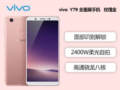 vivoy79全面屏手机 12期免息领券立减20购机赠豪礼