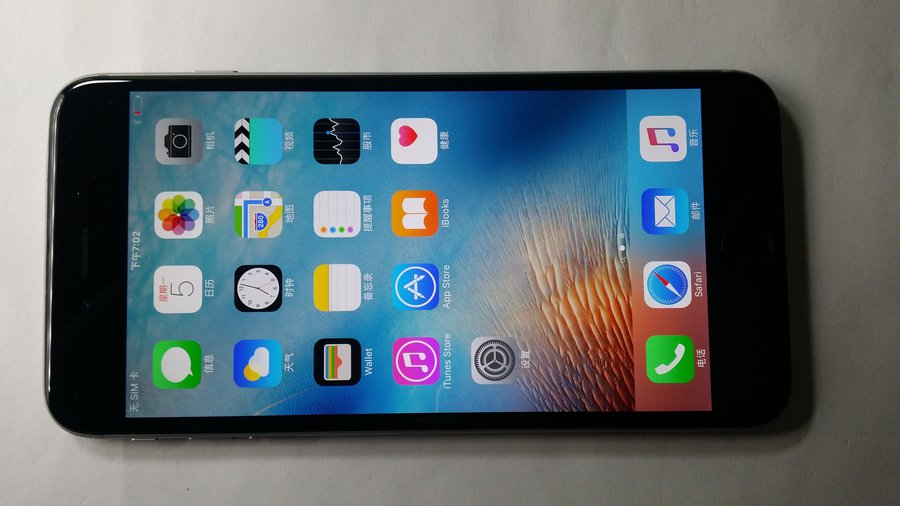 苹果【iphone 6 plus】 全网通 灰色 16 g 国行 9成新a1524 真机实拍