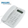 飞利浦(Philips) TD-2808有绳话机/普通家用/办公话机/来电显示/免电池/固定电话座机 (白色)