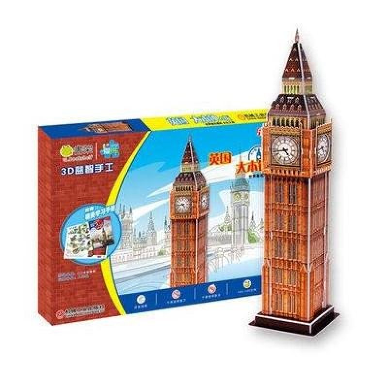 Q书架·爱拼 3D益智手工-经典英伦 大本钟BIG BEN(附手册)