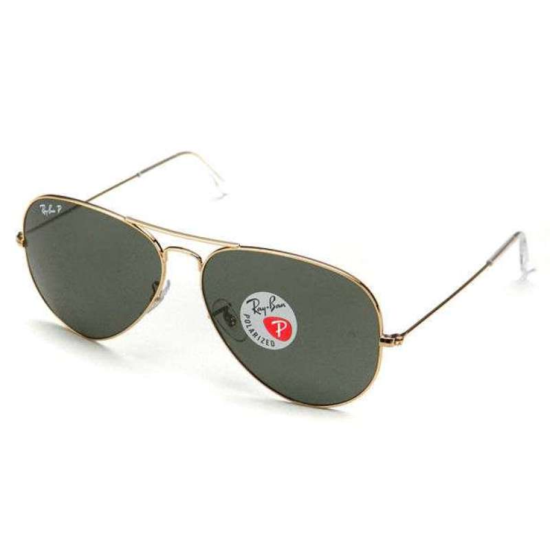 雷朋Rayban 中性 AVIATOR飞行员系列 偏光大码 太阳镜 RB3025-001/58-62MM
