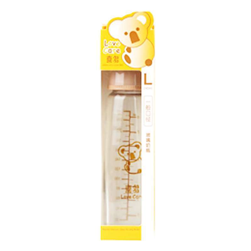 喜多-宽口径葫芦玻璃奶瓶L200mL