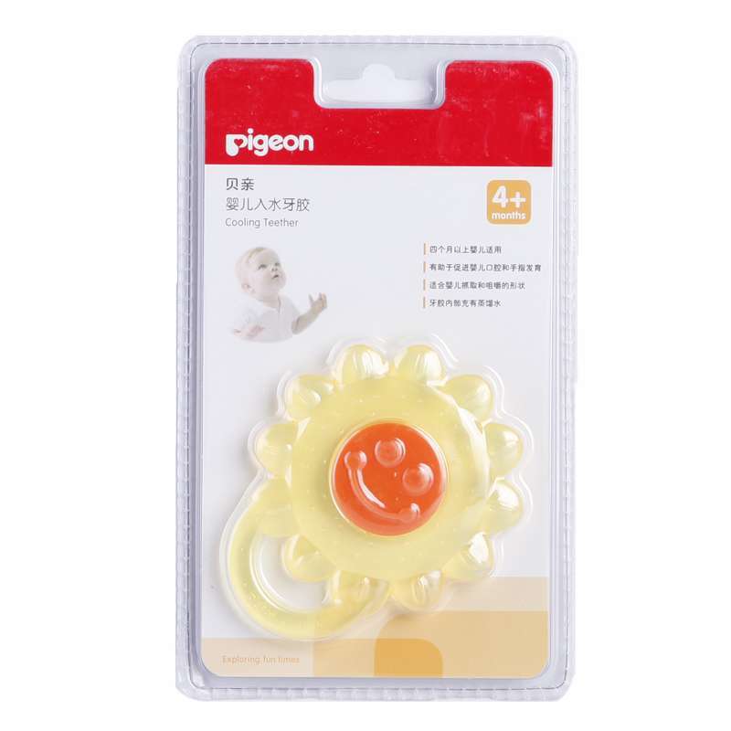 贝亲(PIGEON)婴儿入水牙胶(太阳花状)NA15 适用于4个月以上的宝宝