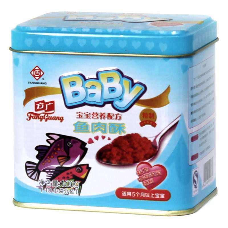 方广宝宝配方营养鱼肉酥100g