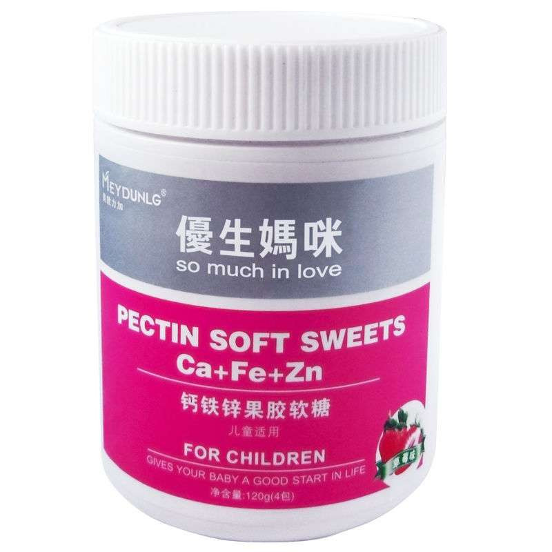 美敦力加(优生妈咪)钙铁锌果胶软糖120g