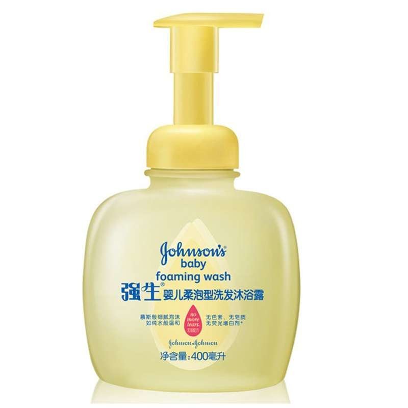 强生（Johnson）婴儿柔泡型洗发沐浴露400ml