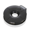 优越者 Y-2028 4口USB2.0集线器（铁灰色）