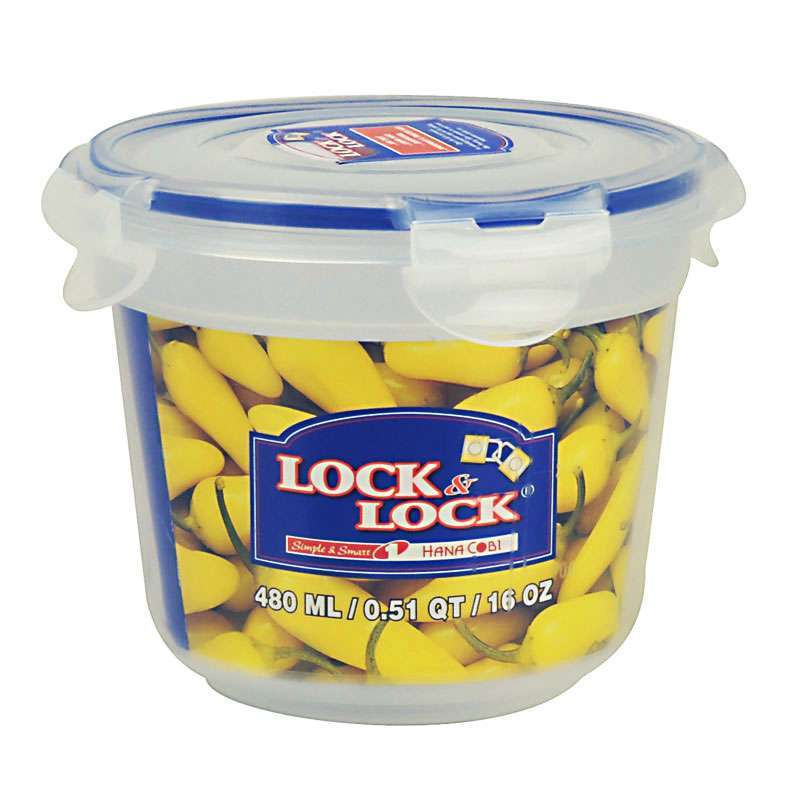 乐扣乐扣（LOCK&LOCK)普通型保鲜盒圆形（480ML）HSM9120