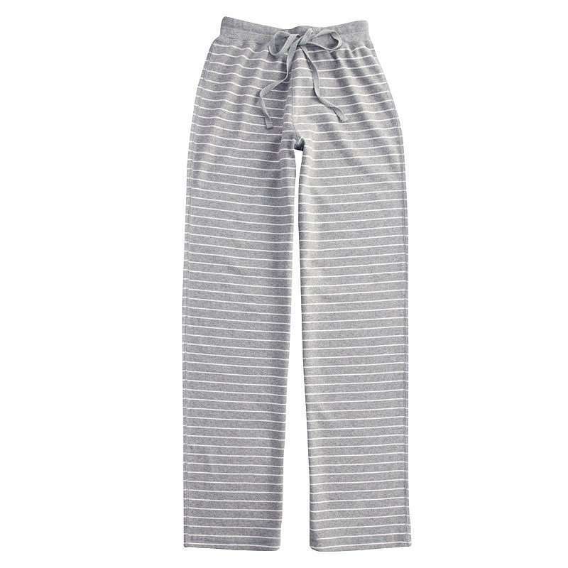 VANCL凡客诚品 经典时尚条纹直筒家居裤（女款) 花灰色 XL