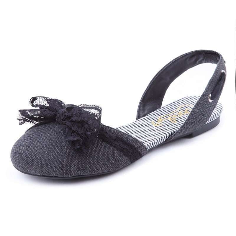 VANCL凡客诚品 可爱淑女休闲女凉鞋 黑色 35