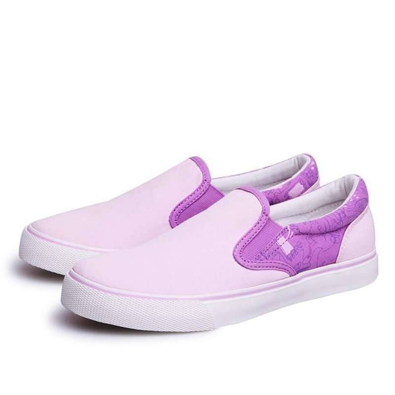 VANCL凡客诚品 Campus graffiti风尚帆布鞋（女款） 粉红色 40