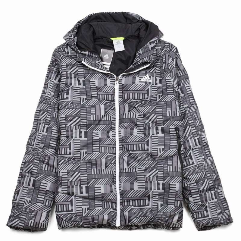 Adidas 阿迪达斯男子 运动休闲图案印花鸭绒茄克P82215 XXXL