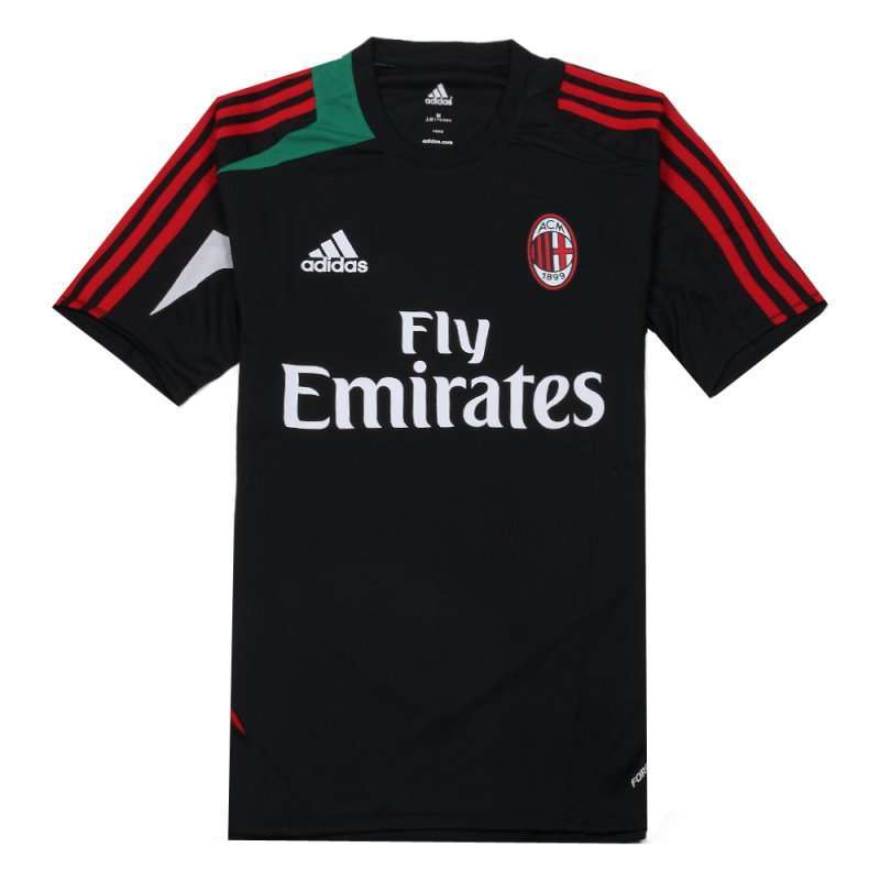 Adidas 阿迪达斯12年新款男子足球 AC米兰短袖训练服W37700 XXL
