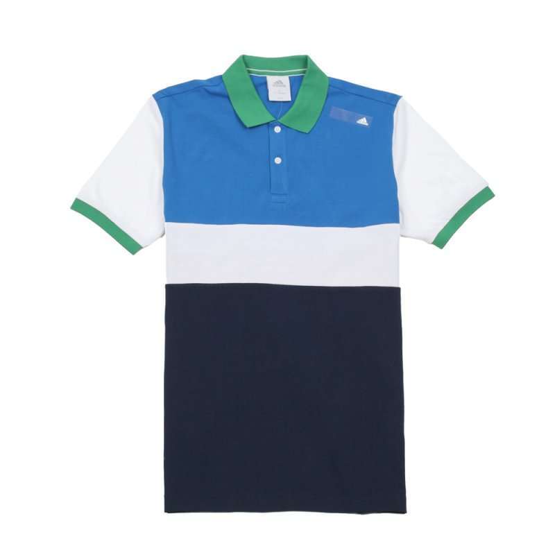 Adidas 阿迪达斯2012新款男子 纯棉拼色运动休闲短袖POLO衫X22372 M