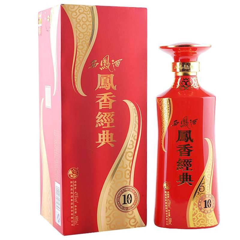 西凤酒凤香经典10年45度500ml