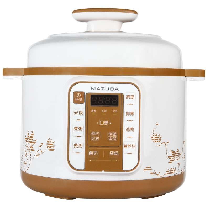 松桥(MAZUBA) PC-CS0509 电压力锅 微电脑式 5L 双胆