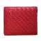 艾斯康手工编织小羊皮女士短款钱包SY-QDRD玫红色