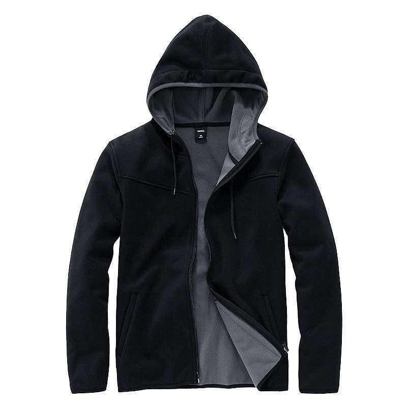 VANCL凡客诚品 男士炫彩双层绒布卫衣39423黑色M