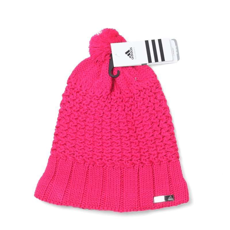 adidas阿迪达斯12年新款女子训练绒线帽子W57001粉色OSFW